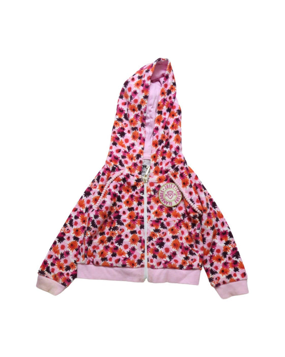 A Pink Hooded Sweatshirts from Juicy Couture in size 6-12M for girl. (Front View)