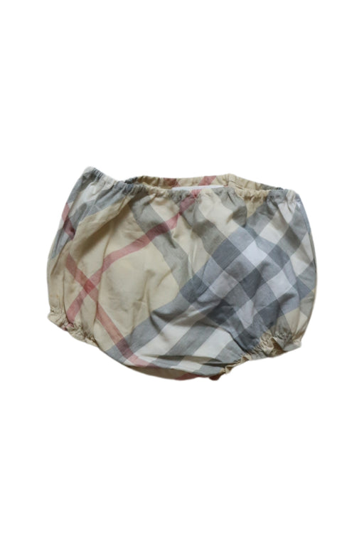 A  Bloomers from Burberry in size 6-12M for neutral. (Front View)