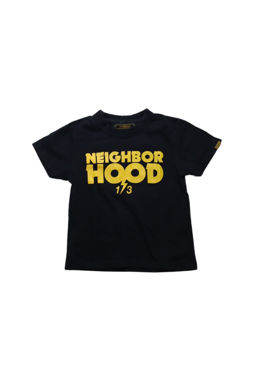A Black Short Sleeve T Shirts from Neighborhood in size 4T for boy. (Front View)