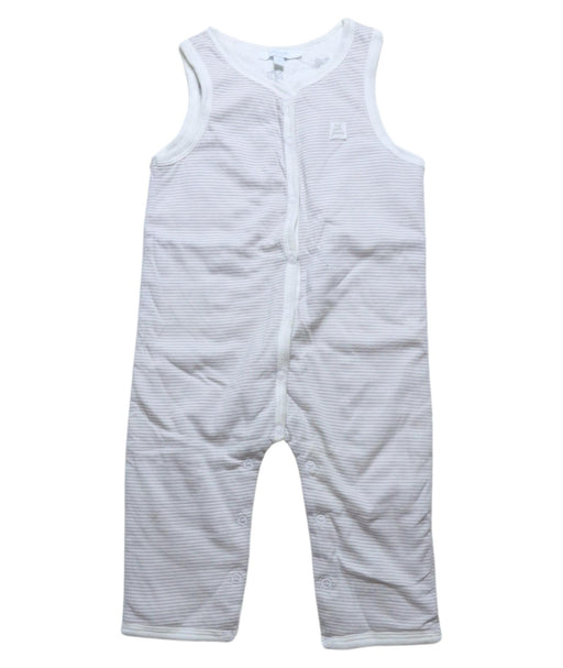 A Grey Sleeveless Jumpsuits from Jacadi in size 6-12M for boy. (Front View)