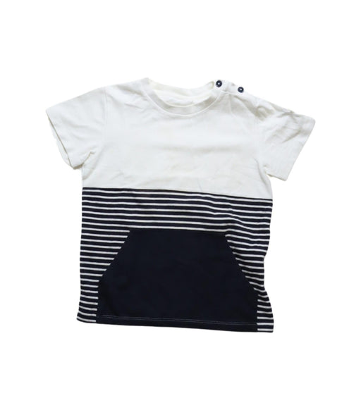 A White T Shirts from Moncler in size 3T for boy. (Front View)