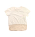 A White Short Sleeve Tops from Moody Tiger in size 4T for girl. (Front View)