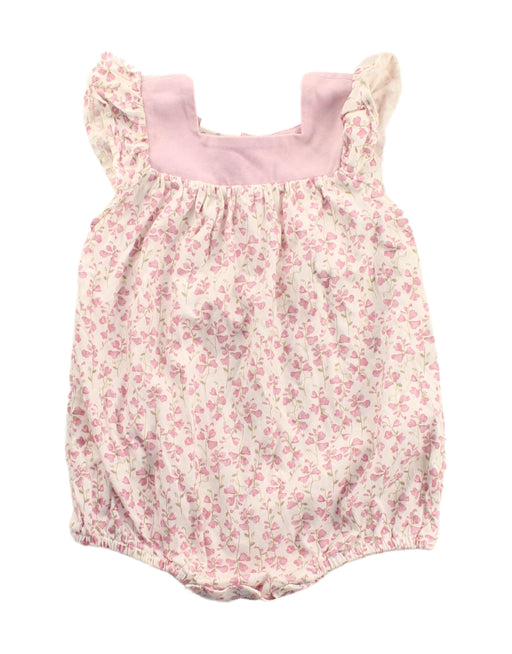 A Pink Sleeveless Rompers from Organic Baby in size 3-6M for girl. (Front View)