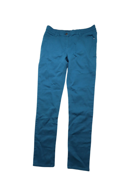 A Teal Casual Pants from Jacadi in size 14Y for girl. (Front View)