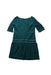 A Green Short Sleeve Dresses from Jacadi in size 10Y for girl. (Back View)