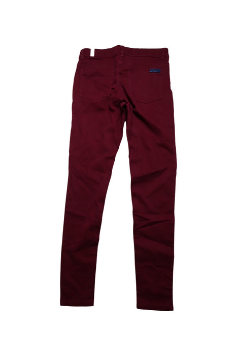 A Burgundy Casual Pants from Jacadi in size 14Y for girl. (Back View)