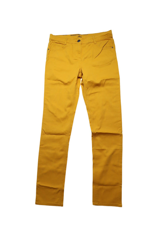 A Yellow Casual Pants from Jacadi in size 13Y for boy. (Front View)
