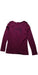 A Burgundy Long Sleeve Tops from Jacadi in size 14Y for girl. (Back View)