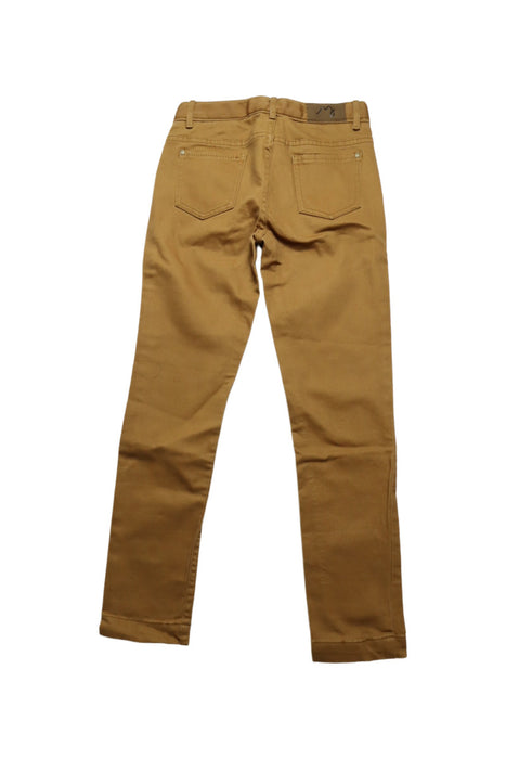 A Brown Casual Pants from Jacadi in size 10Y for boy. (Back View)