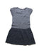 A Grey Short Sleeve Dresses from Jacadi in size 4T for girl. (Back View)