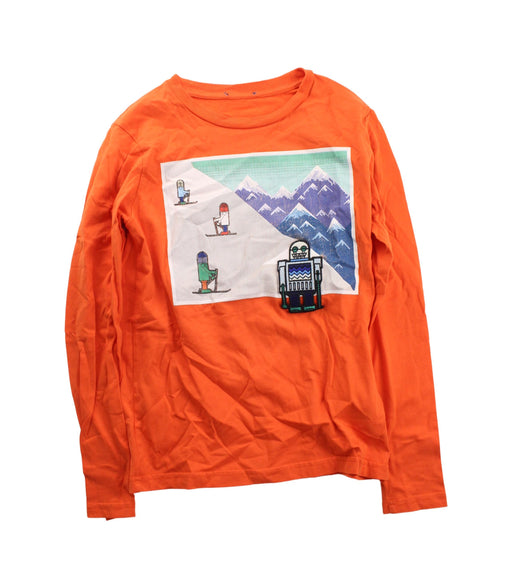 A Orange Long Sleeve T Shirts from Moncler in size 12Y for boy. (Front View)
