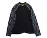 A Black Rash Guards from Zoggs in size 12Y for boy. (Back View)