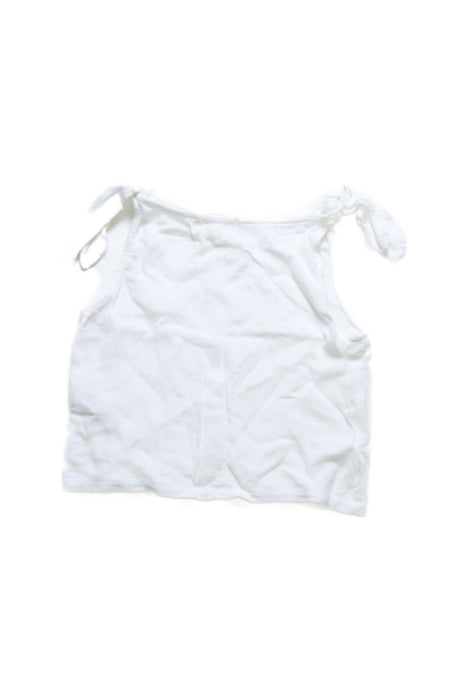 A White Sleeveless Tops from Sam & Louloute in size 3T for girl. (Back View)