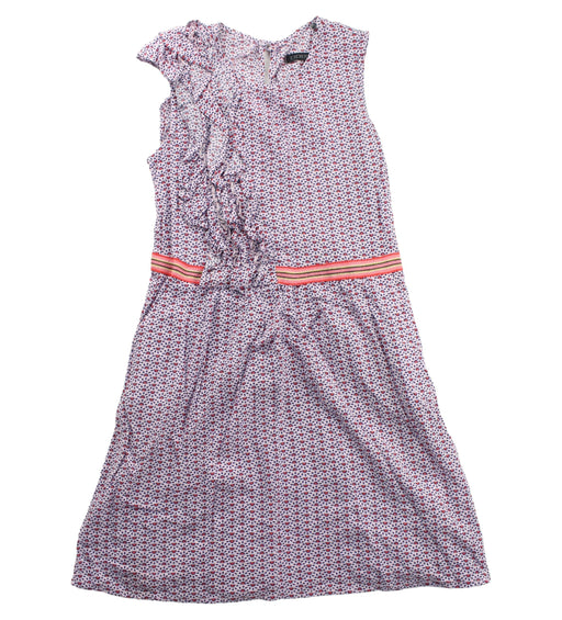 A White Sleeveless Dresses from IKKS in size 8Y for girl. (Front View)
