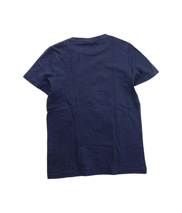 A Blue Short Sleeve T Shirts from 3Pommes in size 9Y for boy. (Back View)