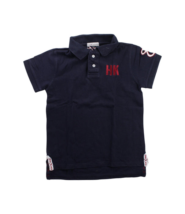 A Purple Short Sleeve Polos from Excuse My French in size 10Y for boy. (Front View)