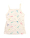 A White Sleeveless T Shirts from Petit Bateau in size 6T for girl. (Back View)