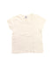 A White Short Sleeve T Shirts from Petit Bateau in size 6T for girl. (Front View)