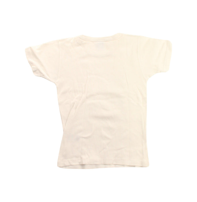 A White Short Sleeve T Shirts from Petit Bateau in size 6T for neutral. (Back View)