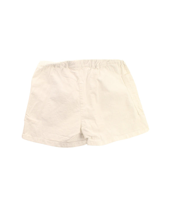 A White Shorts from Bonpoint in size 6T for girl. (Back View)