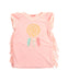 A Pink Short Sleeve Tops from Sunuva in size 5T for girl. (Front View)
