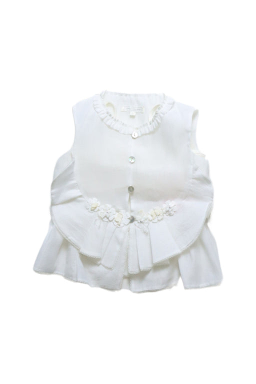A White Sleeveless Tops from Nicholas & Bears in size 3T for girl. (Front View)