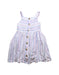 A White Sleeveless Dresses from Monsoon in size 6T for girl. (Front View)