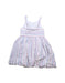 A White Sleeveless Dresses from Monsoon in size 6T for girl. (Back View)