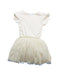 A Ivory Short Sleeve Dresses from Rock Your Kid in size 5T for girl. (Back View)