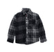 A Black Long Sleeve Shirts from Tommy Hilfiger in size 4T for boy. (Front View)