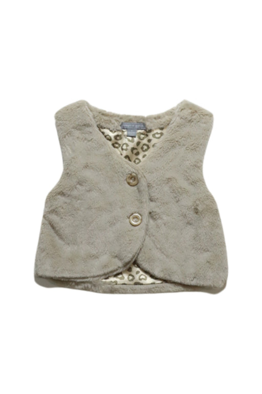 A Beige Outerwear Vests from Pumpkin Patch in size 4T for girl. (Front View)