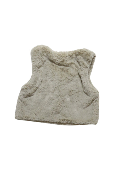 A Beige Outerwear Vests from Pumpkin Patch in size 4T for girl. (Back View)