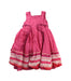 A Pink Sleeveless Dresses from Monsoon in size 2T for girl. (Back View)