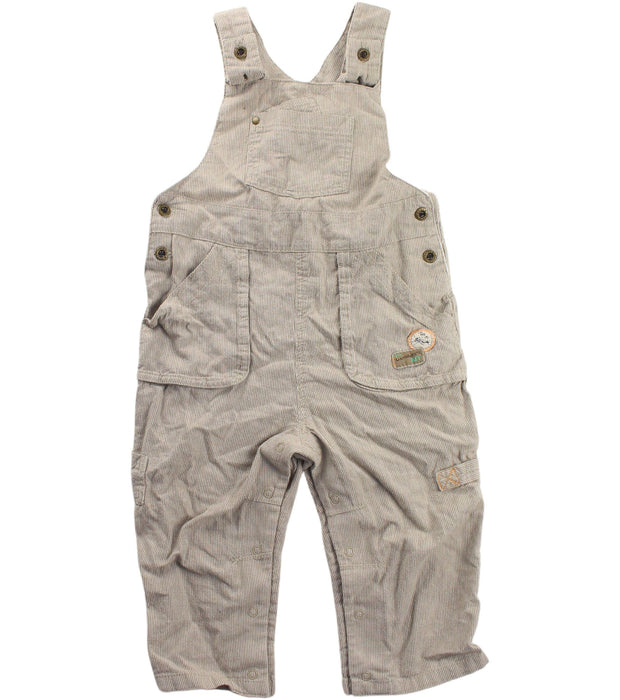 A Beige Long Overalls from Mamas & Papas in size 12-18M for boy. (Front View)