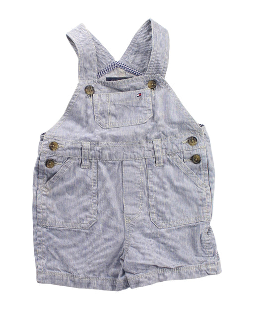 A Blue Overall Shorts from Tommy Hilfiger in size 2T for boy. (Front View)