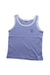 A Blue Sleeveless T Shirts from Petit Bateau in size 6T for boy. (Front View)