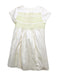 A White Short Sleeve Dresses from Marie Chantal in size 5T for girl. (Front View)