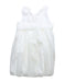 A White Sleeveless Dresses from Chickeeduck in size 5T for girl. (Back View)