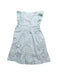 A Green Sleeveless Dresses from Laranjinha in size 4T for girl. (Front View)