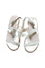 A White Sandals from Jacadi in size 5T for girl. (Back View)
