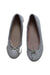 A Silver Flats from Jacadi in size 5T for girl. (Back View)