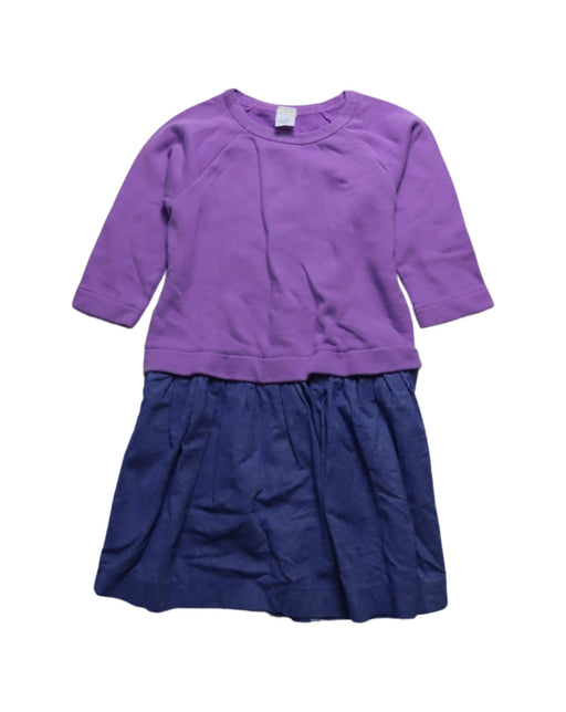 A Blue Long Sleeve Dresses from Crewcuts in size 7Y for girl. (Front View)