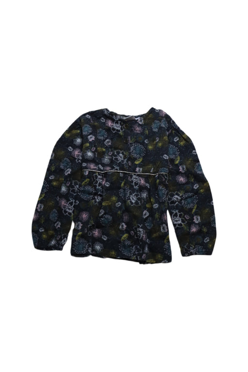 A Multicolour Long Sleeve Tops from La Compagnie des Petits in size 6T for girl. (Front View)