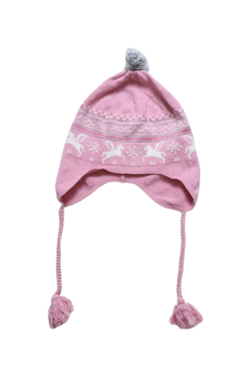 A Pink Beanies from Purebaby in size M for girl. (Front View)