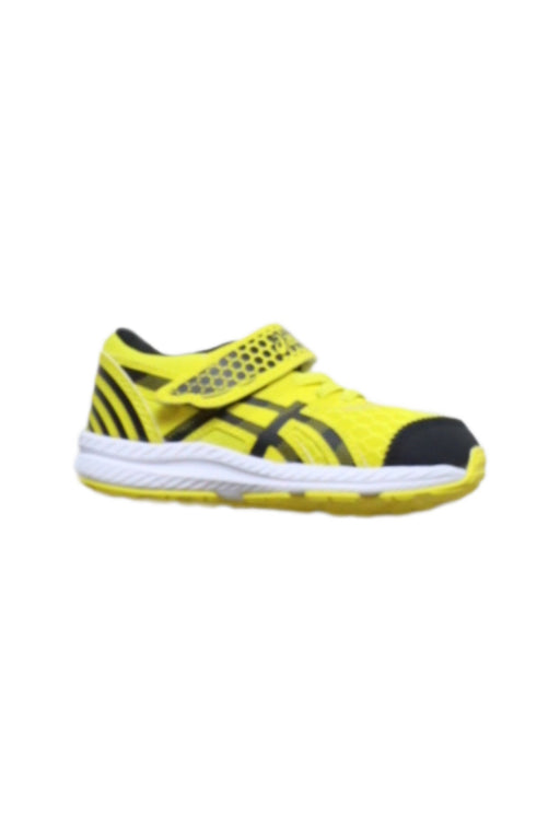 A Yellow Sneakers from ASICS in size 18-24M for boy. (Front View)