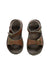 A Brown Sandals from Sun-San in size 12-18M for girl. (Back View)