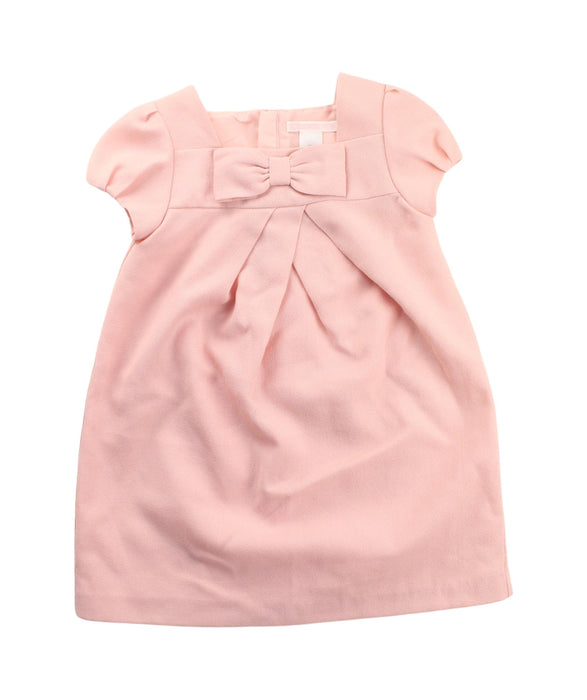 A Pink Short Sleeve Dresses from Janie & Jack in size 2T for girl. (Front View)