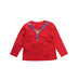 A Red Long Sleeve T Shirts from Moschino in size 4T for girl. (Back View)