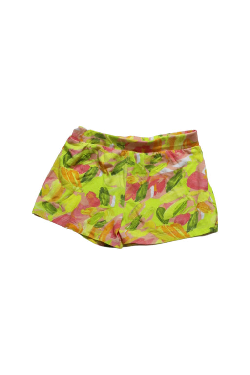 A Yellow Shorts from Mayoral in size 6T for girl. (Front View)