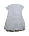A White Short Sleeve Dresses from Il Gufo in size 6T for girl. (Back View)